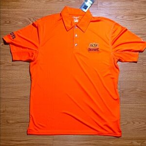 Champion Orange Polo Shirt Classic Design